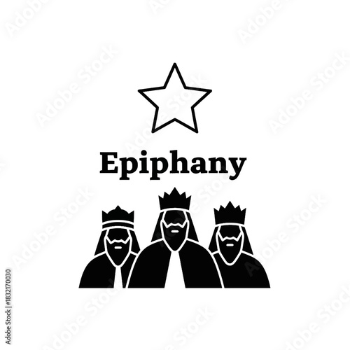 Epiphany Celebration Depicting Three Kings and Guiding Star Symbolism.
