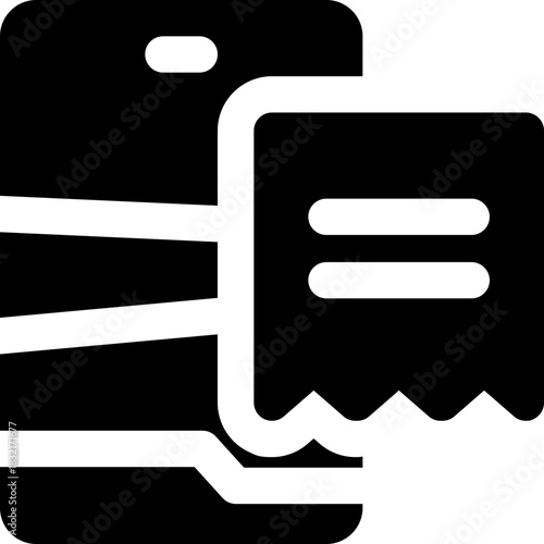 writing glyph icon. Strong and solid vector icon for websites, mobile interfaces, presentations, and visual branding. High quality and easy to edit.