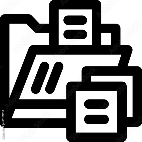 clipboard line icon. Clean and minimalist vector icon for websites, mobile apps, presentations, and logos. Fully scalable and customizable for any project.