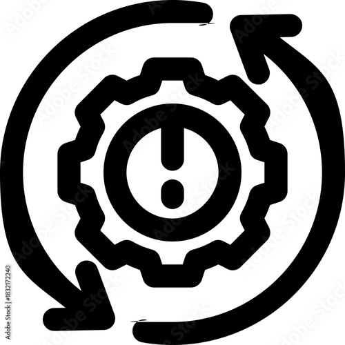 process line icon. Clean and minimalist vector icon for websites, mobile apps, presentations, and logos. Fully scalable and customizable for any project.