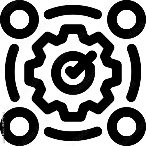 scenario line icon. Clean and minimalist vector icon for websites, mobile apps, presentations, and logos. Fully scalable and customizable for any project.