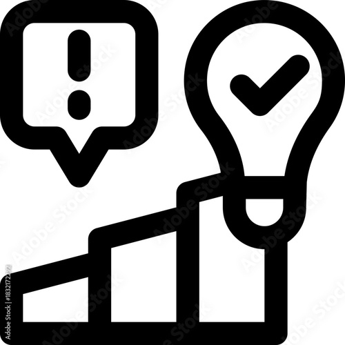 opportunity line icon. Clean and minimalist vector icon for websites, mobile apps, presentations, and logos. Fully scalable and customizable for any project.