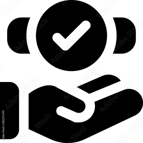 operational risk glyph icon. Strong and solid vector icon for websites, mobile interfaces, presentations, and visual branding. High quality and easy to edit.