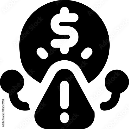 impact glyph icon. Strong and solid vector icon for websites, mobile interfaces, presentations, and visual branding. High quality and easy to edit.