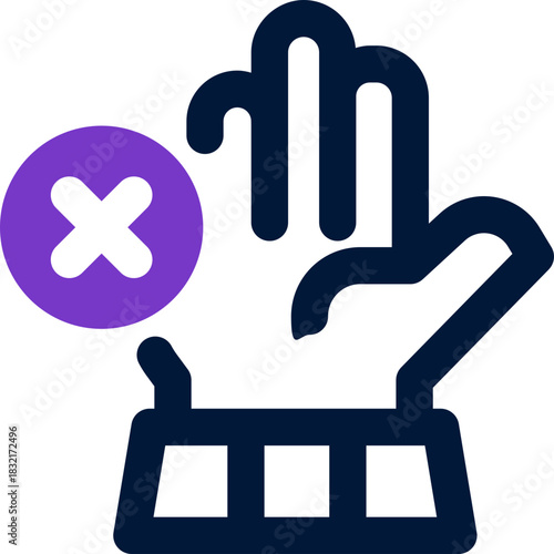 insurance duotone icon. Sleek and modern vector icon for websites, mobile apps, marketing materials, and corporate design. Fully scalable and ready to use.