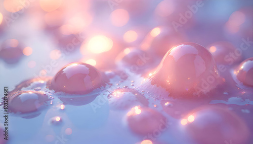 abstract background with bubbles