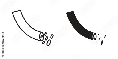 Blood vessel icon vector design. icon doodle hand drawn.