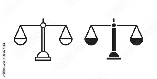 Compare icon vector design. icon doodle hand drawn.