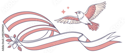 Wide fluid gradient ribbons — soft curved layers, gentle flow motion, premium SaaS landing header design