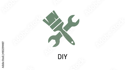 This illustrative icon, representing creative hands and a project vision, perfectly symbolizes the empowering do-it-yourself spirit, ideal for home improvement, repairs, and crafting endeavors