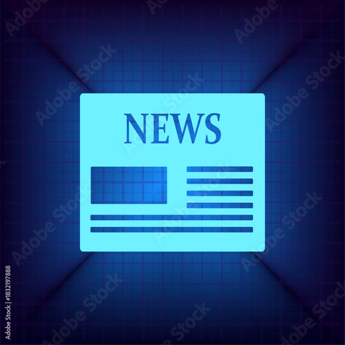 Vector illustration on a blue background