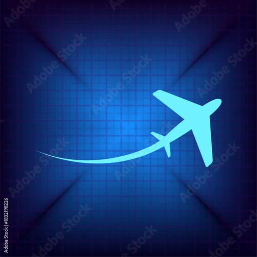 Vector illustration on a blue background