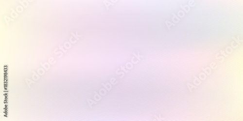 Guilloche pattern, passport rainbow watermark intersecting wavy lines with pastel rainbow gradient background