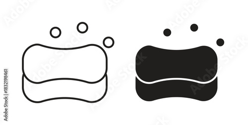 Soap cleaning icon vector design. icon doodle hand drawn.