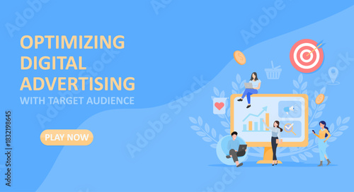 Digital Advertising Optimization Banner Design with Target Audience