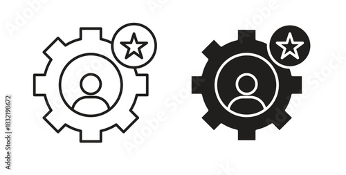 Soft skills icon vector design. icon doodle hand drawn.