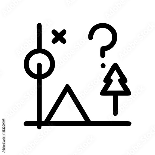 RANDOM FOREST MACHINE LEARNING AI DATA SCIENCE MODEL ICON SET