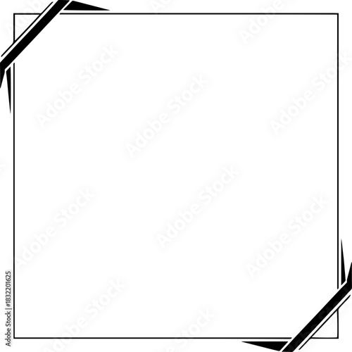 Elegant memorial frame design for sympathy cards and obituary notices ready to use