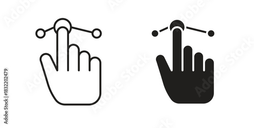 Usability icon vector design. icon doodle hand drawn.