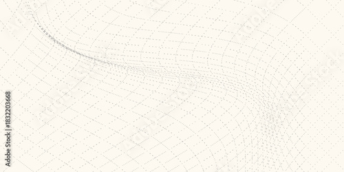 Torn Paper Beige Notebook Background. futuristic technology concept