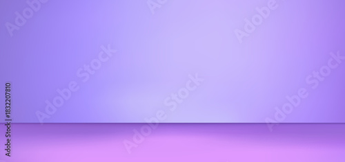 Lilac abstract gradient podium background with minimal empty 3d studio scene for product presentation mockup.