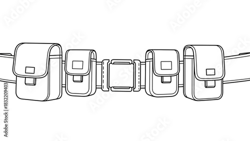 "War Accessories Line Art Collection