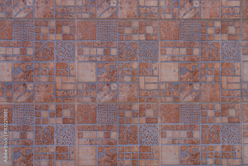 seamless pattern with mosaic