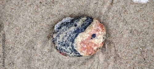 Natürlicher Stein mit Yin&Yang