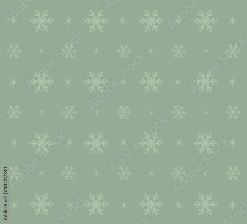 Christmas background with snowflakes for winter holiday designs, packaging, greeting cards, covers and posters, marketing material. Vector illustration.