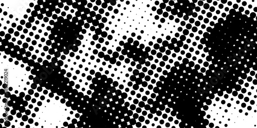 Background with monochrome dot texture. Polka dot pattern template. Suit for banner, web, poster, pamflet, brochure and presentation