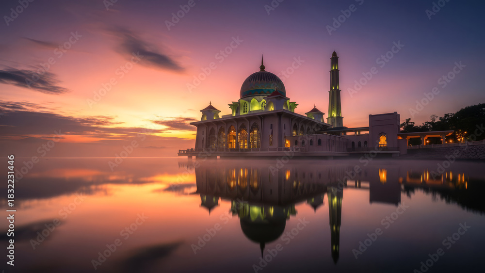 Fototapeta premium Masjid Cinematic Shot