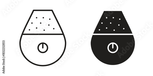 Humidifier icon symbol. Classic flat and linr style