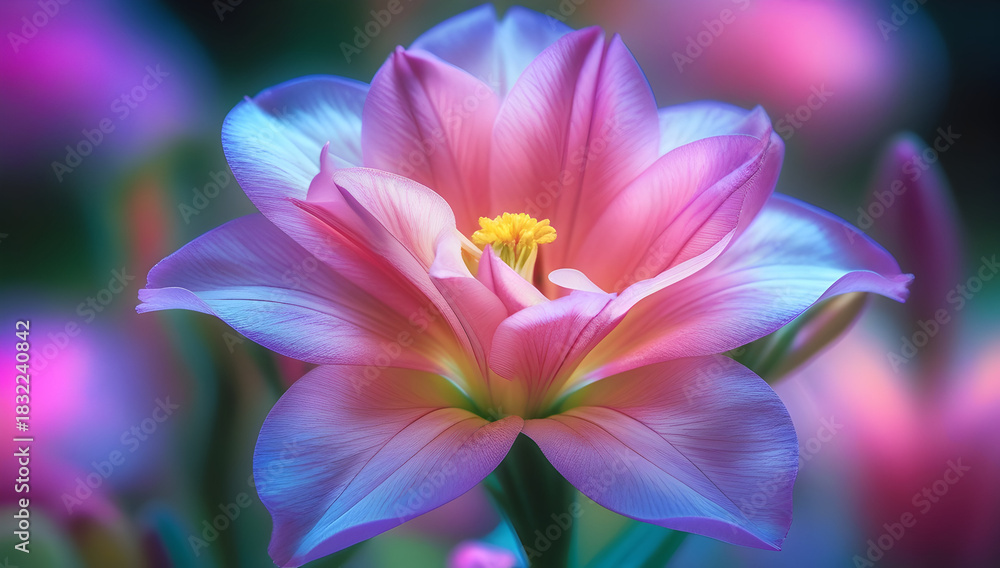Fototapeta premium pink lotus flower in bloom
