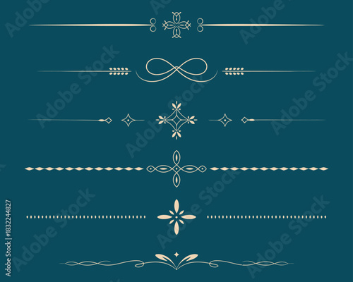 Elegant Vector Decorative Dividers and Ornate Design Elements Collection