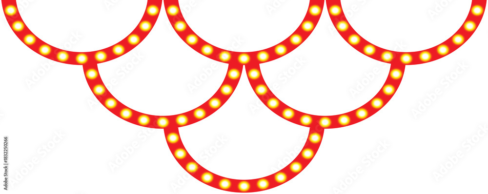 Naklejka premium Marquee lights