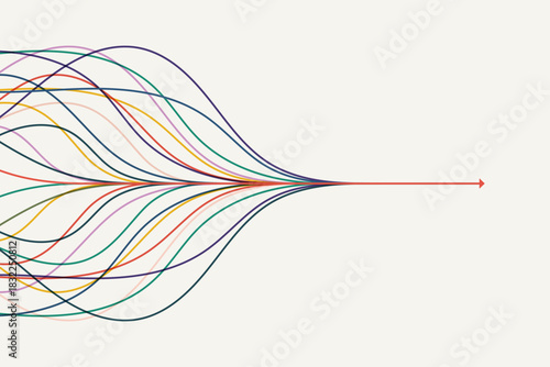 Abstract arrow direction. Technology background