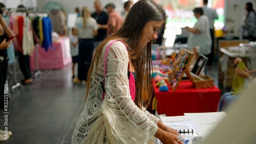 Discover a vibrant marketplace with artisan crafts and unique finds celebrating creativity