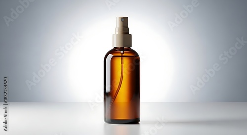 Wallpaper Mural Amber spray bottle, fine mist pump, cosmetic, isolated object Torontodigital.ca