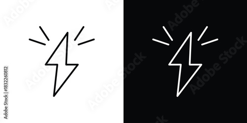 Conflict icon line drawing clipart symbol. Vector illustration