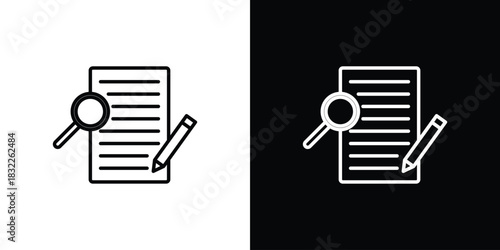 Define icon line drawing clipart symbol. Vector illustration