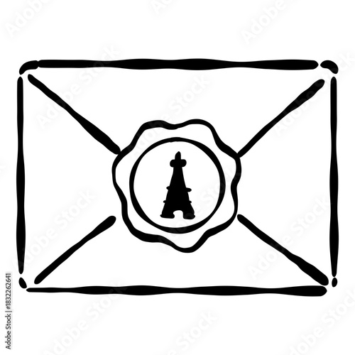 Paris love letter sealed with winter magic and cozy festive charm perfect for new year celebrations in a dreamy parisian style