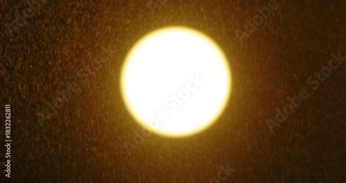 Wallpaper Mural Bright Light and Falling Particles in the Night Torontodigital.ca