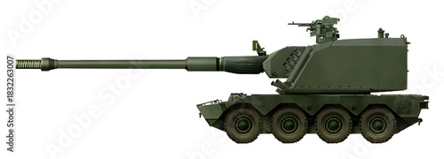 AMX-36 GTC-155M (Modernization of the previous version of the self-propelled howitzer, with a new turret and a 155mm German gun, 52 calibers long)