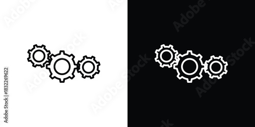 Operation icon line drawing clipart symbol. Vector illustration