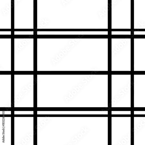 Wallpaper Mural Abstract black lines pattern background seamless grid design modern geometric minimalist wallpaper simple graphic art Torontodigital.ca