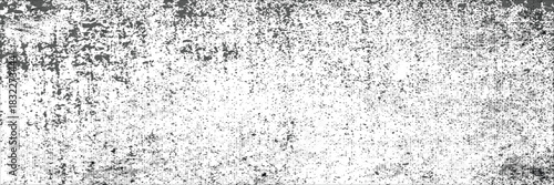 Distressed black texture. Dark grainy texture on white background. Dust overlay textured. Grain noise particles. Rusted white effect.