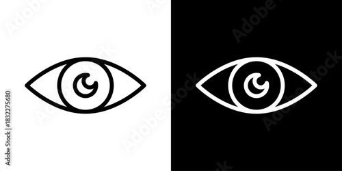 Open eye icon representing visibility, viewing mode, content display, and enabling clear visual access in interfaces.