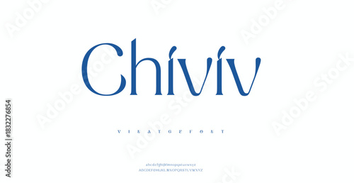 Abstract Fashion alphabet letters font logo. Minimal modern urban fonts for logo, brand etc. Typography typeface uppercase lowercase and number. vector illustration