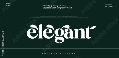 Elegant abstract modern urban alphabet fonts. Typography sport, technology, fashion, digital, future creative logo font. vector illustration