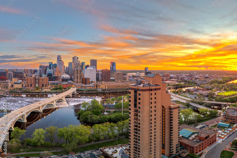Obraz premium Minneapolis, Minnesota, USA 2074